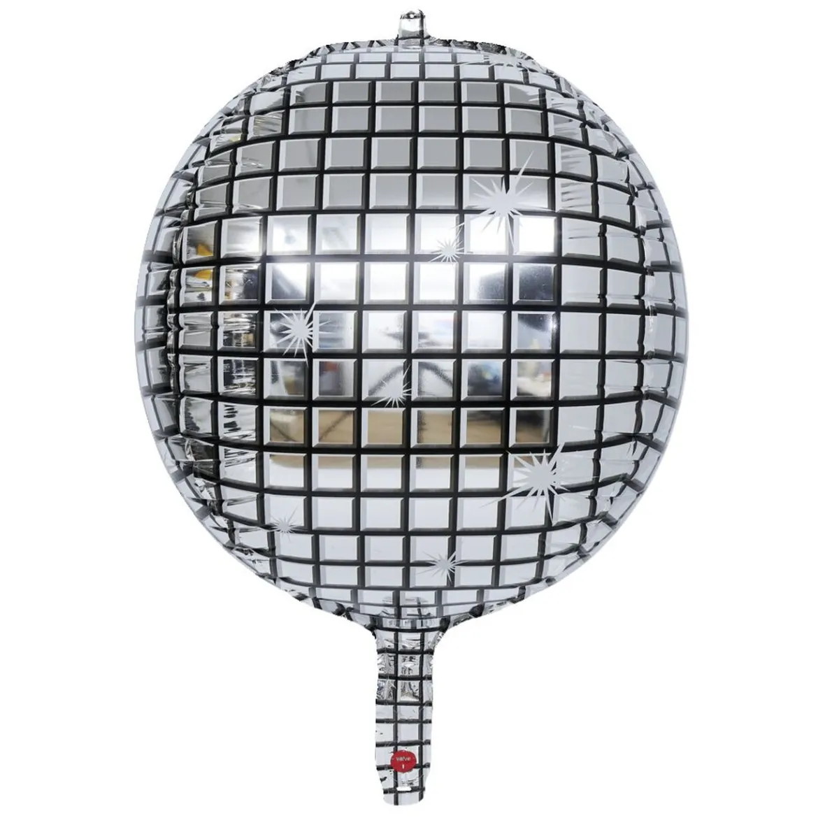 Ballon en 4D disco argenté 36cm-Gifi Sale