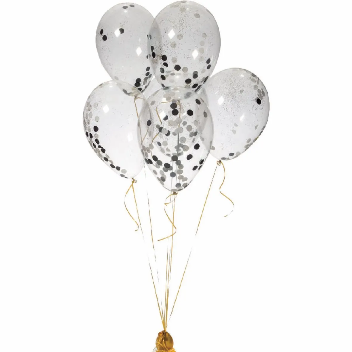 Ballon et ses confettis x6-Gifi Best