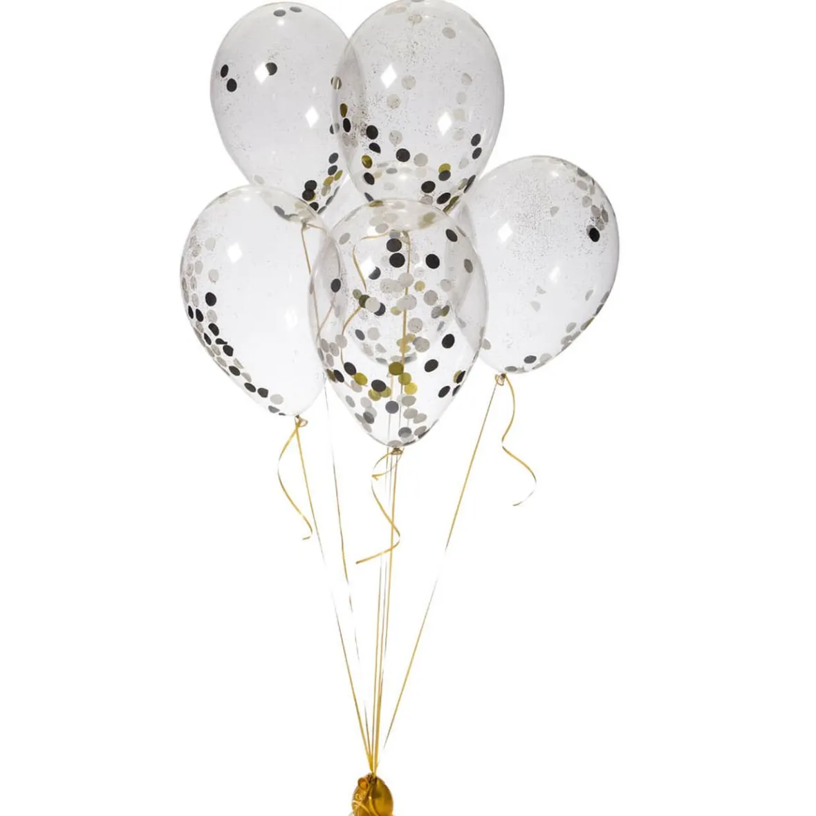 Ballon et ses confettis x6-Gifi Best