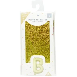 Ballon forme lettre B, aluminium-Gifi Hot