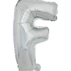 Ballon forme lettre F, aluminium-Gifi