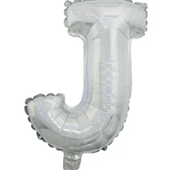 Ballon forme lettre J, aluminium-Gifi Best
