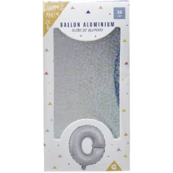 Ballon forme lettre O, aluminium-Gifi Discount