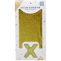 Ballon forme lettre X, aluminium-Gifi Best