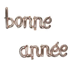 Ballon gonflable BONNE ANNÉE rose gold-Gifi Best