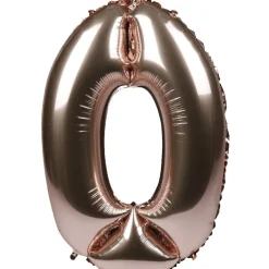Ballon gonflable chiffre 2019 déco nouvel an H. 64 cm rose gold-Gifi New