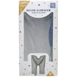 Ballon lettre M en aluminium-Gifi