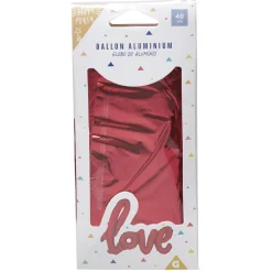Ballon LOVE en aluminium-Gifi