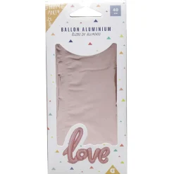 Ballon LOVE en aluminium-Gifi