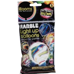 Ballon lumineux LED design marbre x4-Gifi Discount