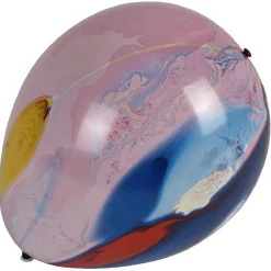 Ballon lumineux LED design marbre multicolore x4-Gifi