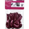 Ballon mariage rouge bordeaux x12-Gifi