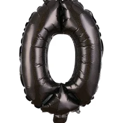 Ballon noir chiffre 0-Gifi