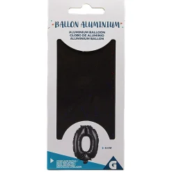 Ballon noir chiffre 0-Gifi