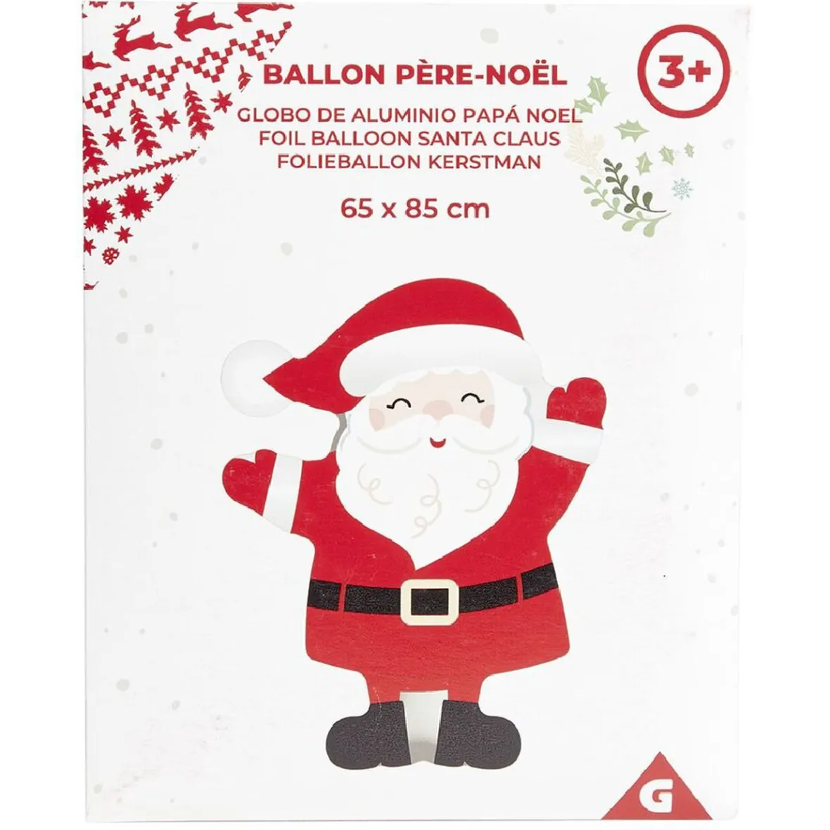 Ballon Père Noël 70x85cm-Gifi Sale
