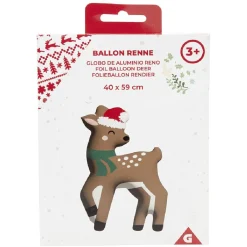 Ballon renne 59x55cm-Gifi Online