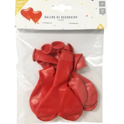 Ballon rouge en forme de coeur x8-Gifi Clearance