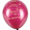 Ballon Vive les mariés x6-Gifi Clearance