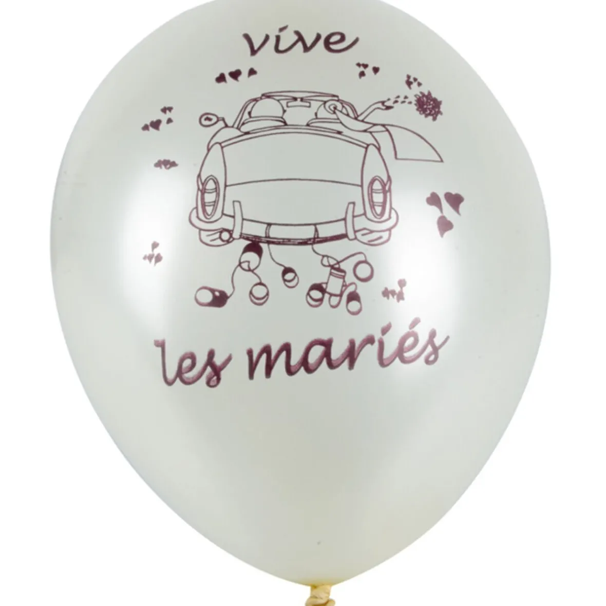 Ballon Vive les mariés x6-Gifi Clearance