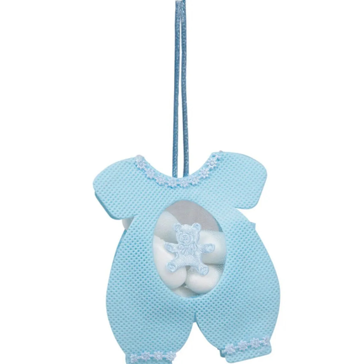 Ballotin grenouillère à dragées bleu x4-Gifi