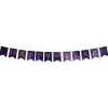 Bannière happy new year 300cm violet-Gifi Online