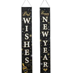 Bannière nouvel an x2 noir-Gifi Clearance