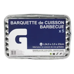 Barquette de cuisson aluminium x5-Gifi Discount