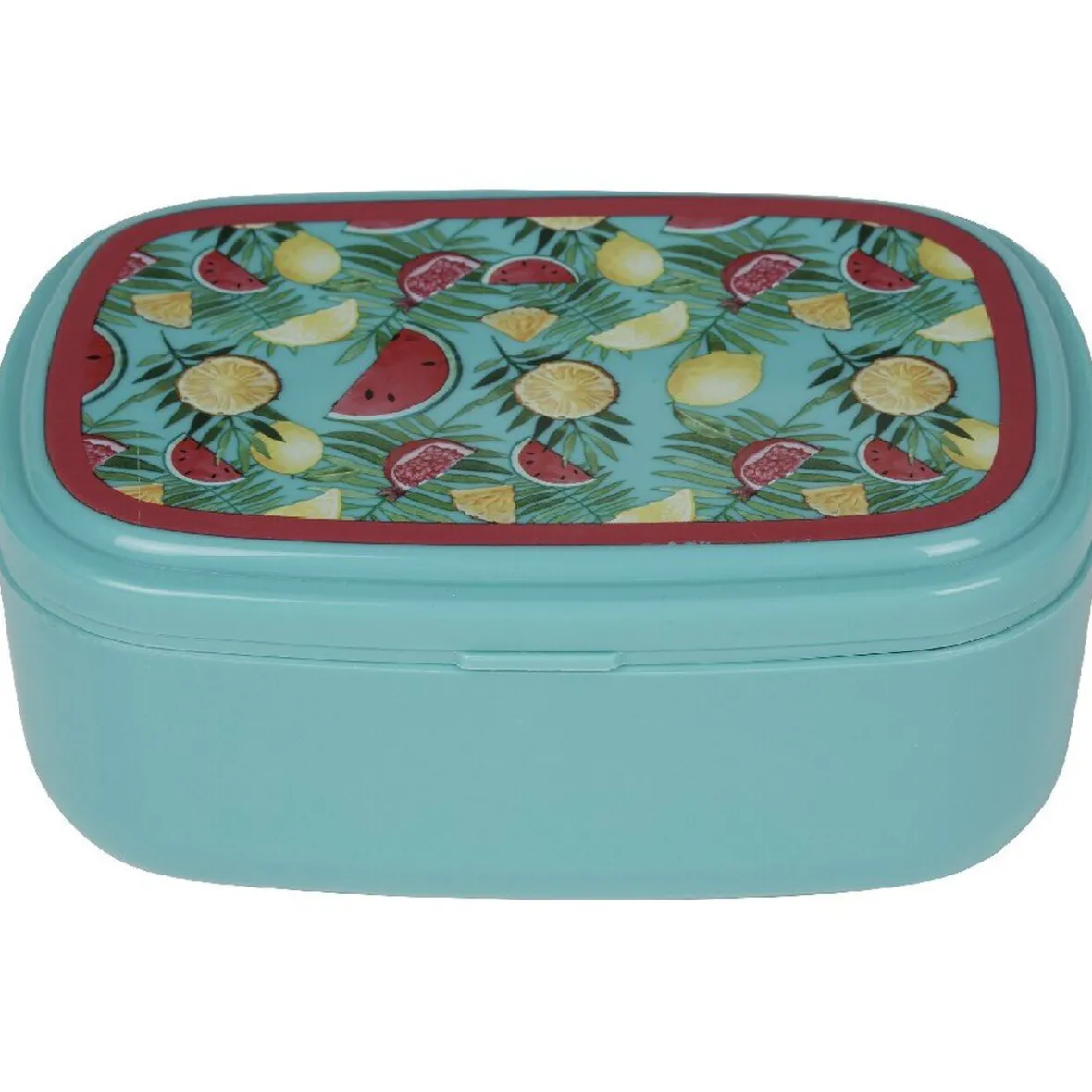 Bento bleu décor fruits exotiques-Gifi Hot