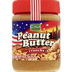 Beurre de cacahuète avec morceaux 350g-Gifi Clearance