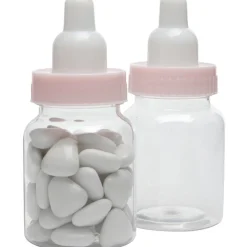 Biberon à dragées rose x4-Gifi