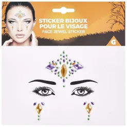 Bijoux visage autocollants Halloween-Gifi Online