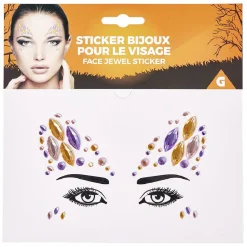 Bijoux visage autocollants Halloween-Gifi Online
