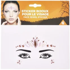 Bijoux visage autocollants Halloween-Gifi Online