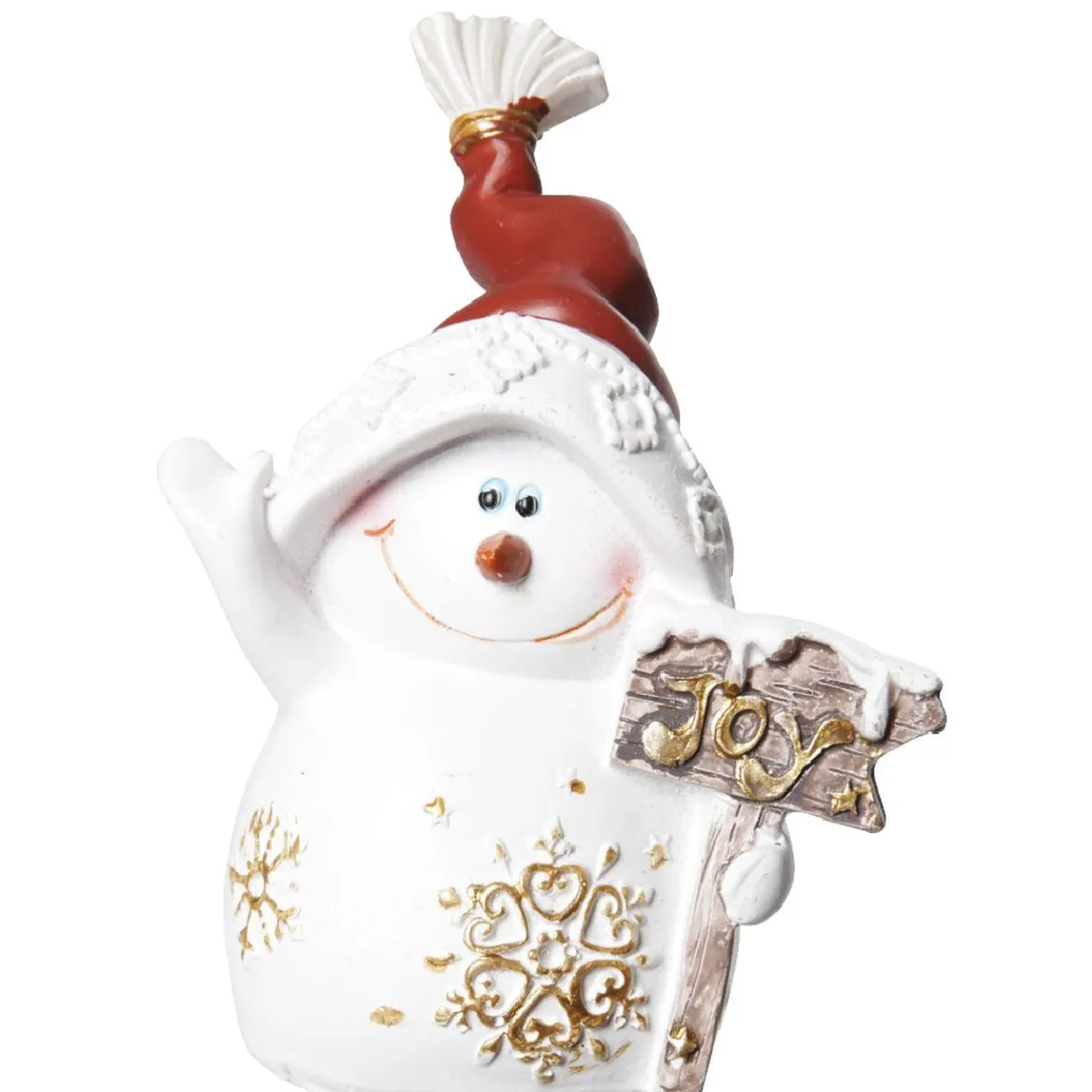 Bohomme de neige à poser en résine-Gifi Outlet