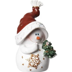 Bohomme de neige à poser en résine-Gifi Outlet