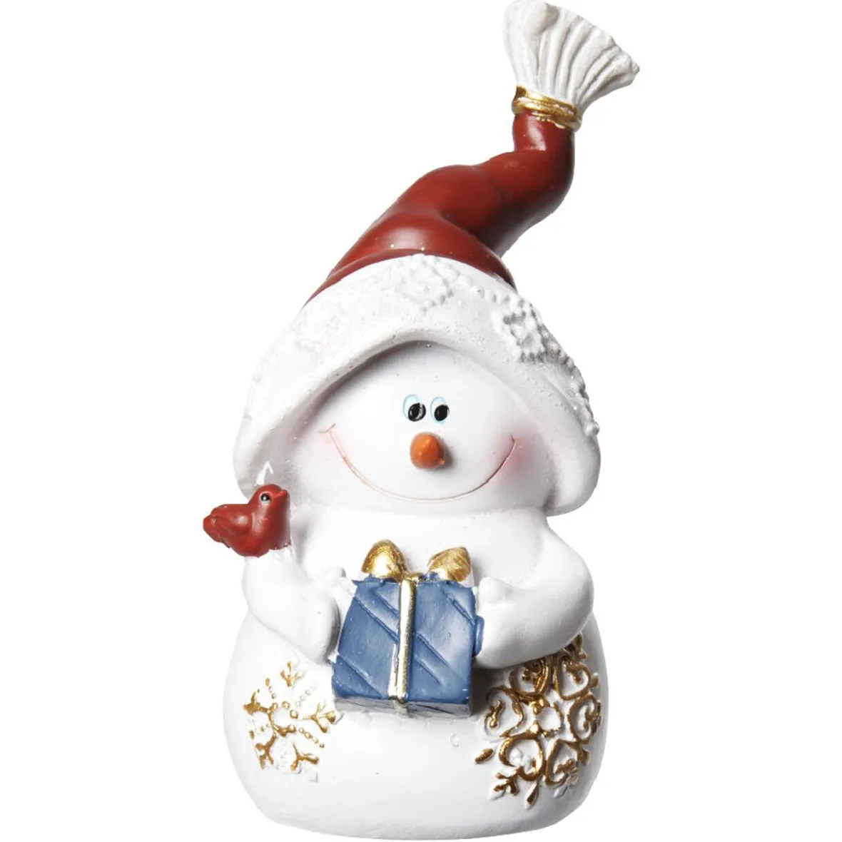 Bohomme de neige à poser en résine-Gifi Outlet