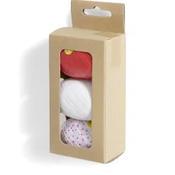 Bolduc rouge blanc et traditionnel 10m x3-Gifi Clearance