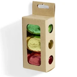 Bolduc vert rouge et doré brillant 10m x3-Gifi Best