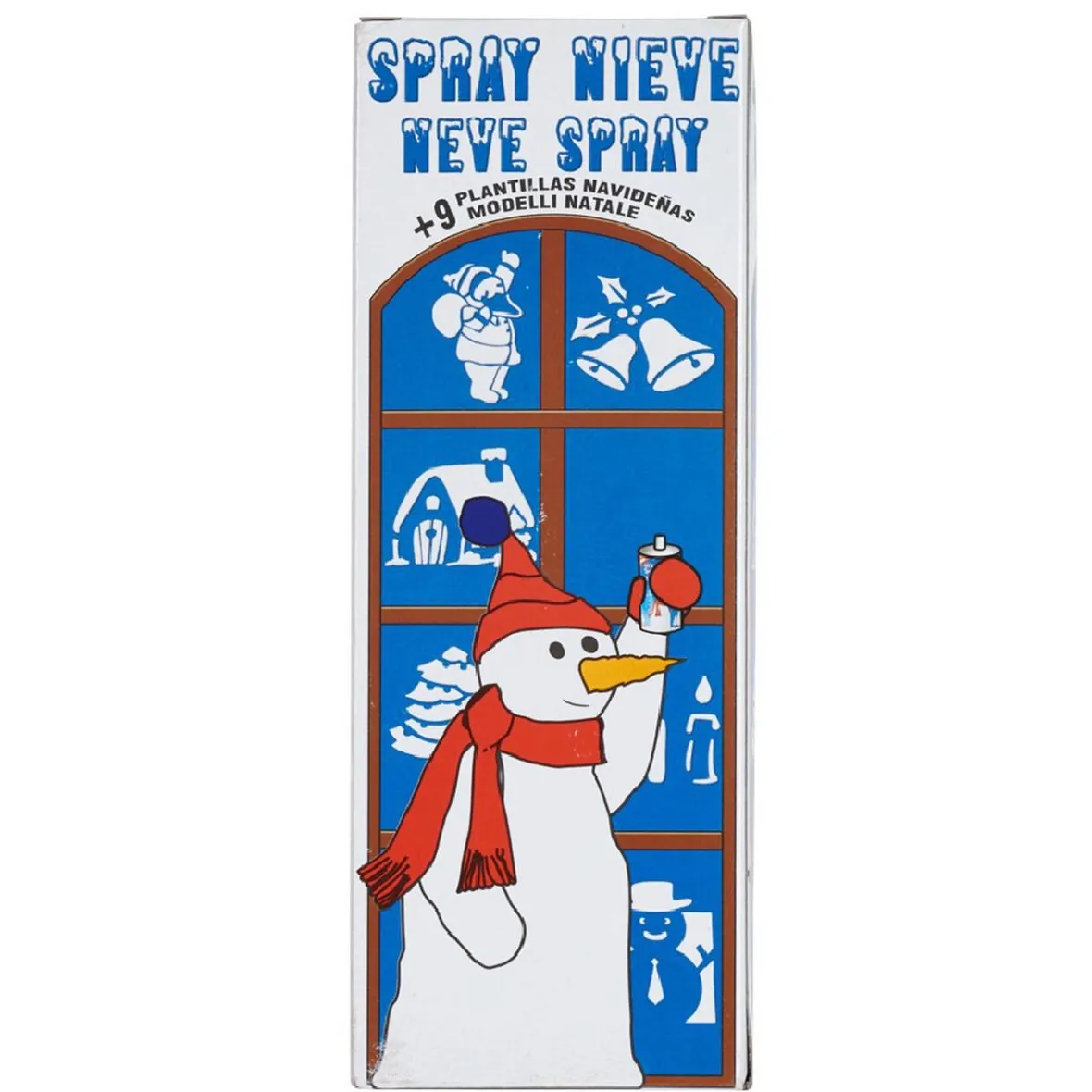 Bombe de neige avec pochoir-Gifi New