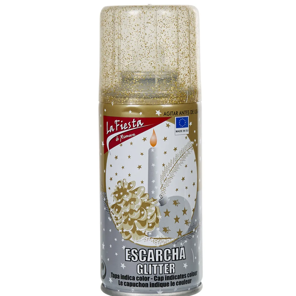 Bombe de Noël pailletée dorée-Gifi Hot