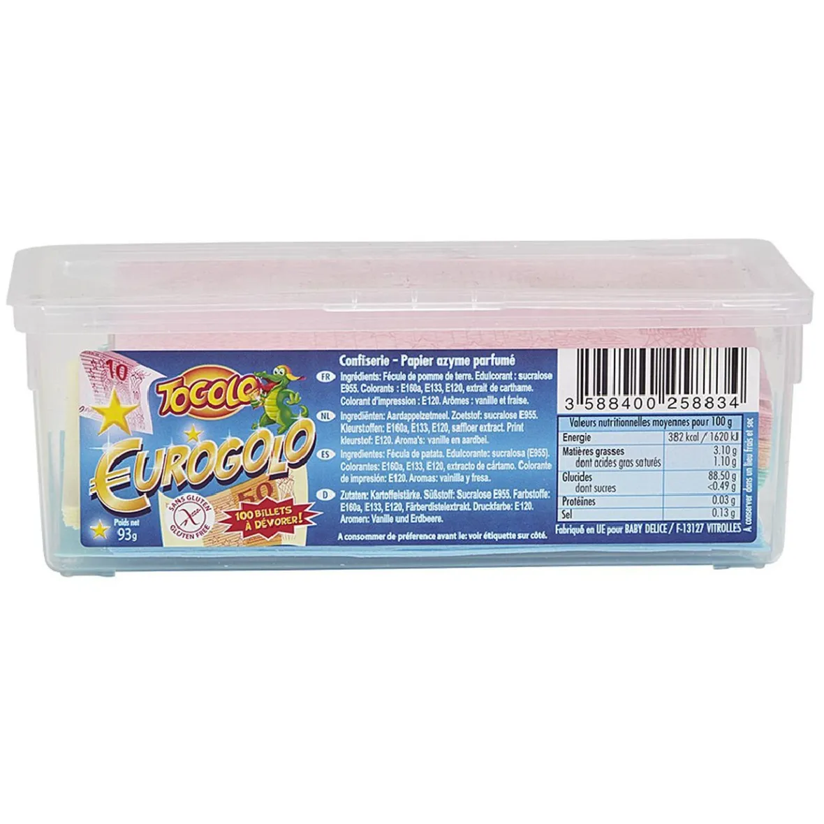 Bonbon billet de banque Eurogolo x100-Gifi Best