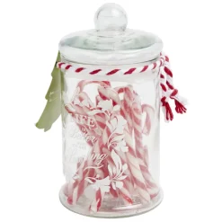 Bonbonnière de Noël avec sucres d'orge Ø13xH18 cm-Gifi Discount