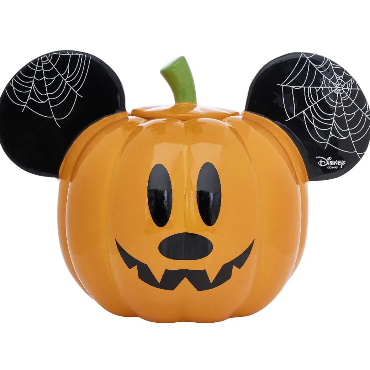 Bonbonnière Disney Mickey citrouille orange et noir 2 faces Ø14xH18cm-Gifi Best