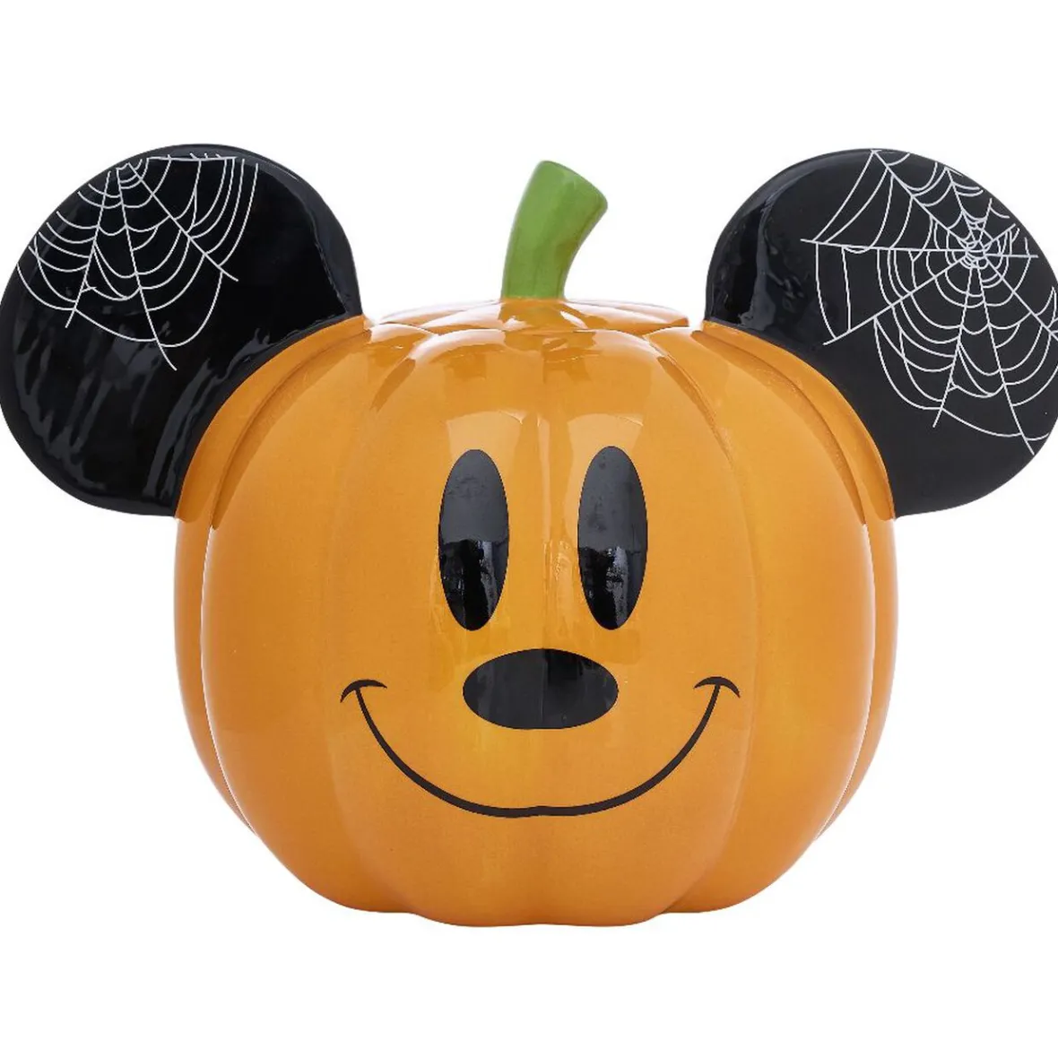 Bonbonnière Disney Mickey citrouille orange et noir 2 faces Ø14xH18cm-Gifi Best