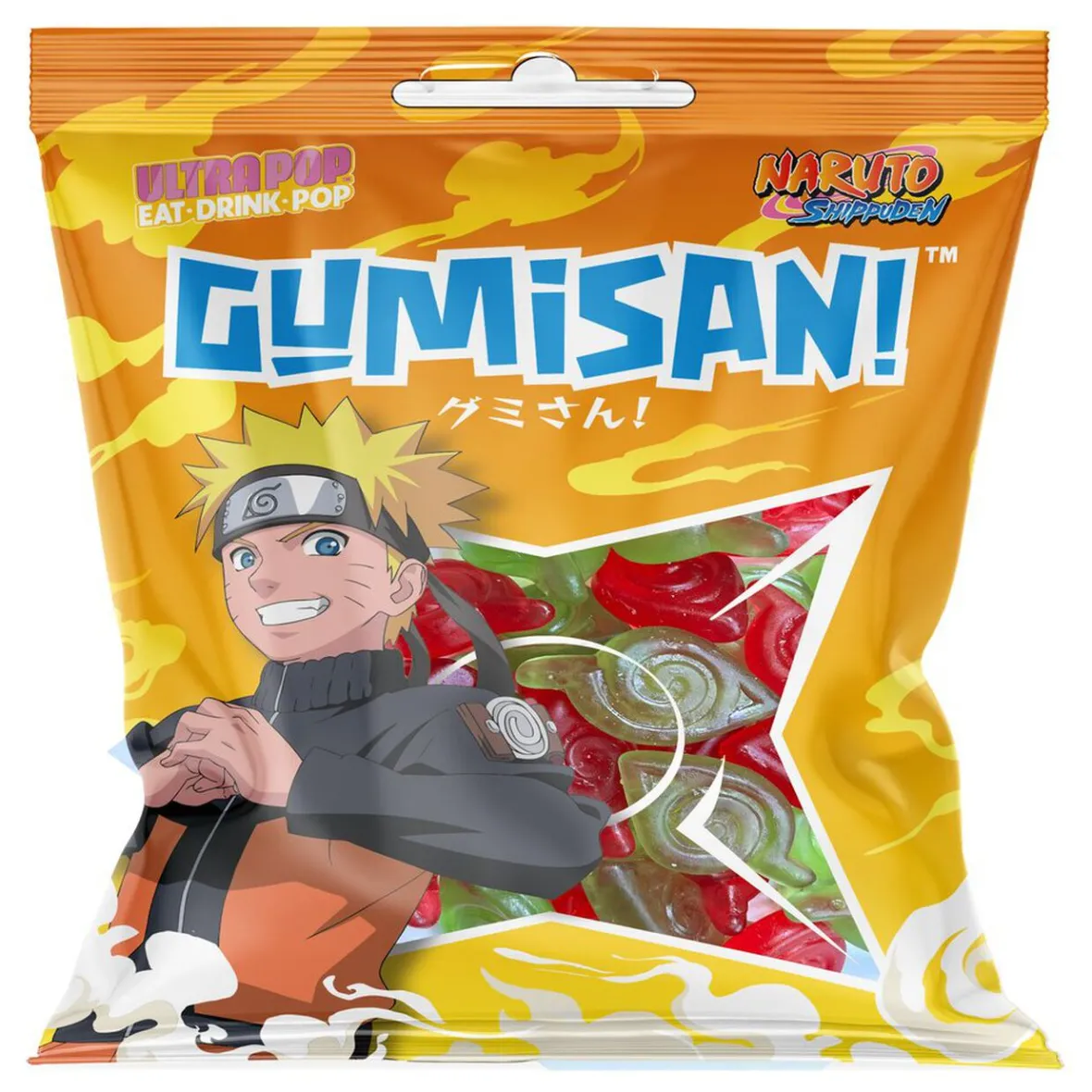 Bonbons Gumisan Naruto saveur cerise et pomme 180g-Gifi Discount