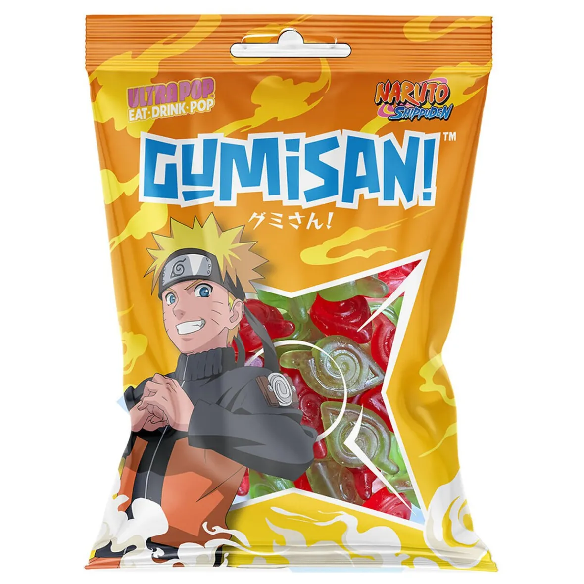 Bonbons Gumisan Naruto saveur cerise et pomme 180g-Gifi Discount