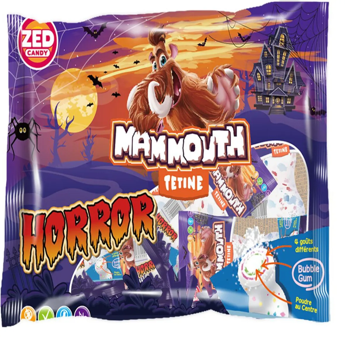 Bonbons Halloween Mammouth forme tétine 300gr-Gifi Best