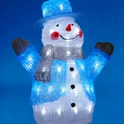Bonhomme de neige 3D lumineux fixe-Gifi Best
