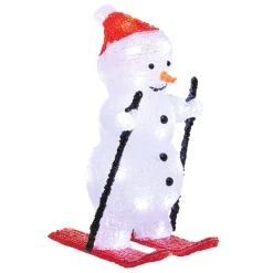 Bonhomme de neige lumineux 30 LED-Gifi New