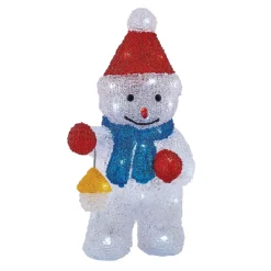 Bonhomme de neige lumineux 30 led déco Noël-Gifi
